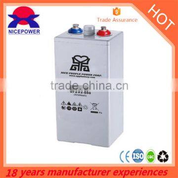 OPzV battery 2v 500ah in 2015 canton fair