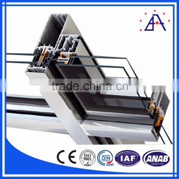 ISO9001 standard high quality aluminum extrusion profiles wall panels