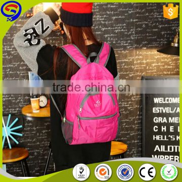 New Arrival! Discount! Waterproof nylon folding college outdoor sports backpack
