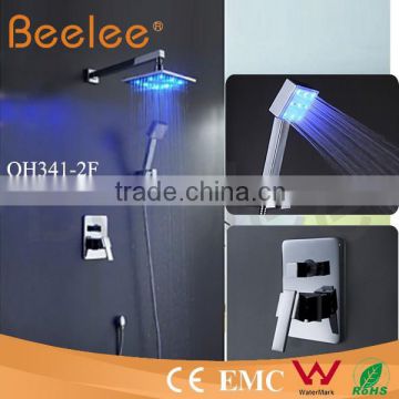 Made in china LED Bathroom rain shower set bath shower mixer