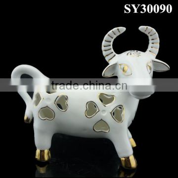 zodiac lucky sheep indoor ceramic decoration