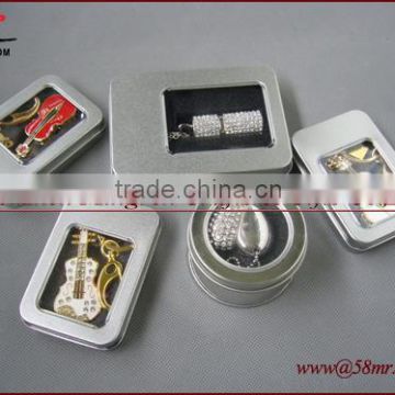 Custom USB Flash Drive Stick Tin Packaging Box