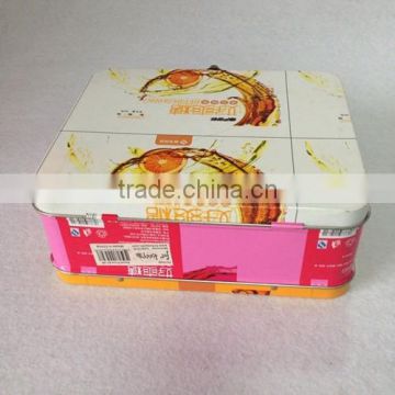 Jinyu boxes for packing /canning machine tin can square tin box
