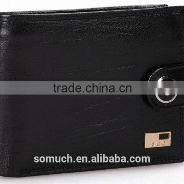 BL-S008 MEN GENUINE COWHIDE LEATHER MONEY POUCH/GENUINE LEATHER WALLET