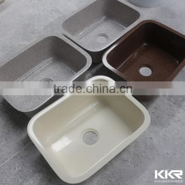 factory price artificial stone kitchen corner sink