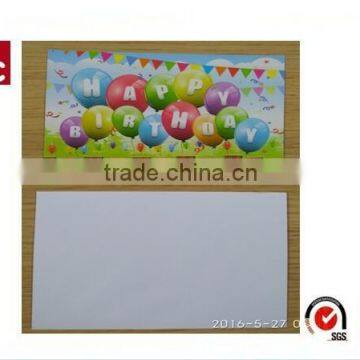 Promotional high quality customized invitation card type for Birthday party