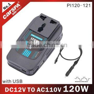 120W smart 12V to 110V Power Inverter Car