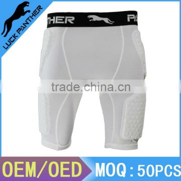 China Factory Compression Padded Short For American Football Rugby