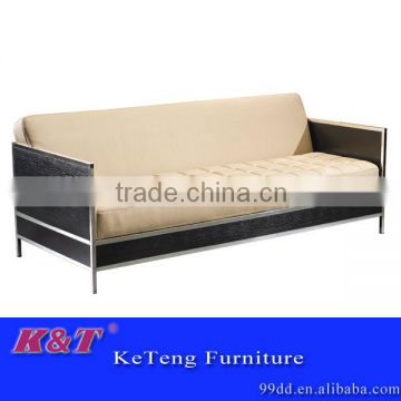 stainless steel leather sectional sofa