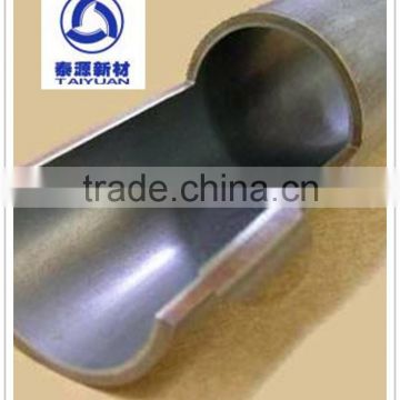 Wear resistant metallurgical drainage steel round tube