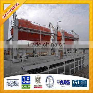 40 Persons Totally Enclosed Lifeboat with Davit for SALE