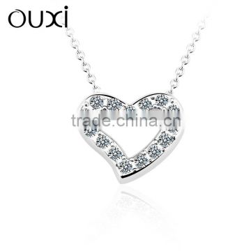 OUXI Summer fashionable alloy jewellery made with crystal