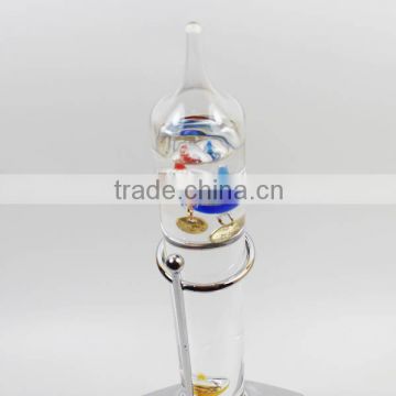 2016 Hot sale Glass Galileo Thermometer with Color Balls