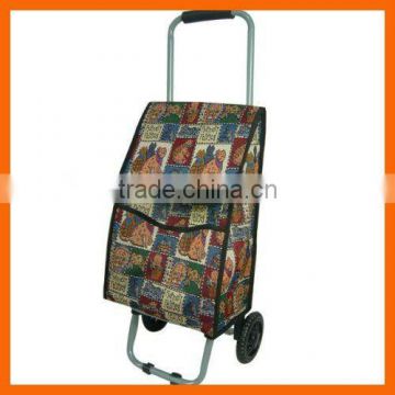 Two wheels shopping cart with bag