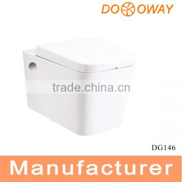 Ceramic western style wall hung toilet