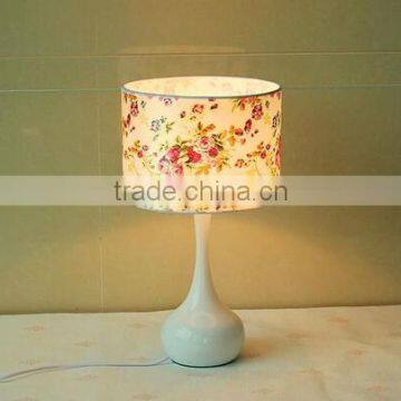 Ceramic Body With Fabric Lampshade Modern Desk Lamp Bedroom Living Room Table Lamp