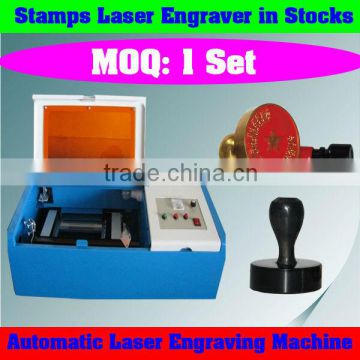 Automatic Computer Designed and PC Controlling Stampg Engraving Laser Machine for Sale with Rock Price,86-13137723587