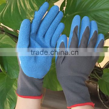 NMSAFETY picking cherry women use 13g blue latex colorful garden gloves