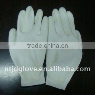 13G White Nylon White PU Coating / Pu Glove