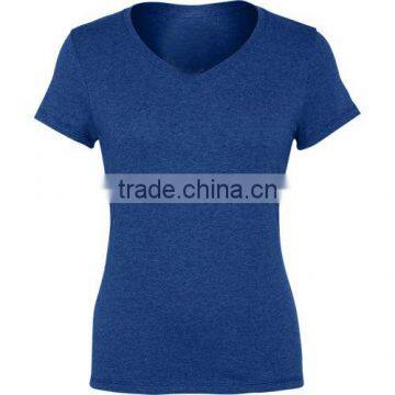 New Design custom V-Neck women t shirt printing