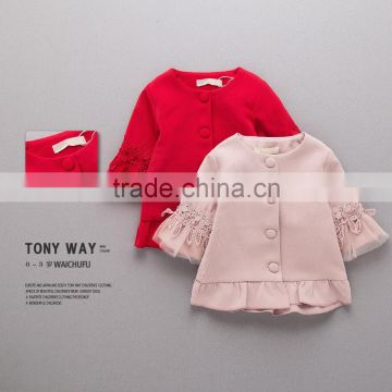S16365A Hot sell Children Clothing Baby Tops Girl Coats