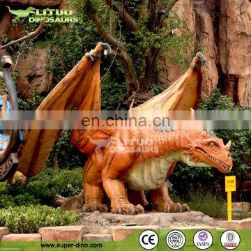 High Quality Park Mechanical Dragon Walking Kid Ride