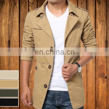 men's jacket long sleeves high neck with buttons jacket strapping jacket for men