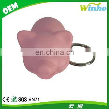 Winho PU Foam Pig Keychain