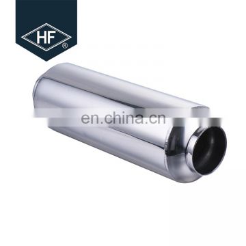Stainless steel car exhaust muffler with control valve