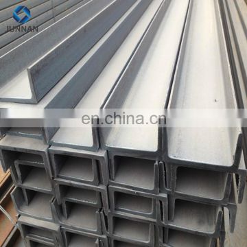 China 75x40 100x50 125x65 150x75 Hot Rolled Steel U Channel