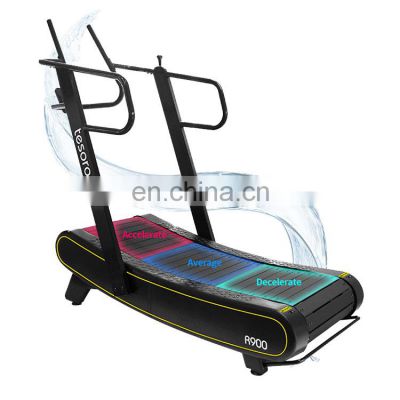 self-powered quiet running machine gym equipment  treadmills for sale high quality Curved treadmill & air runner smooth running
