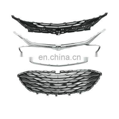 Front Upper Grille Lower Chevy grille Chrome 3PCS US Grill For Chevrolet Malibu 2019 2020