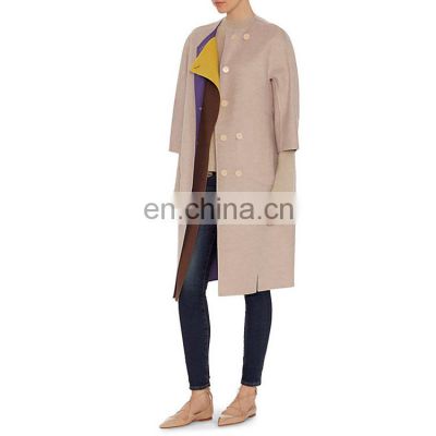 New Design Mongolian Women Cashmere Coat