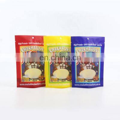 wholesale custom beef jerky bag with window