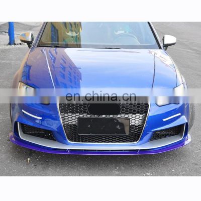 car accessories For AUD I A3 RS3 front bumper assembly  for tuning parts PP Material 2013-2015  modified parts