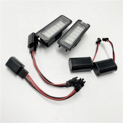 Factory Wholesale High Quality 2Pcs White Car Led License Number Plate Lights For GOLF4