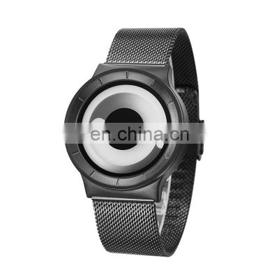 Sinobi Creative Design Watch For Man Steel Mesh Band Wristwatch Original Designer Hand Watch Quartz Alloy S9659G