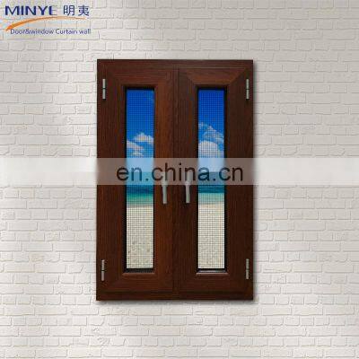 Double Swing Open Casement Hinges Window and Door Aluminum Frame Grill Design