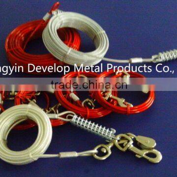 Pet anchor and P.V.C steel wire