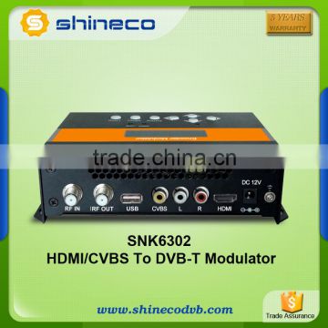 SD AV To DVB-T Encoder Modulator