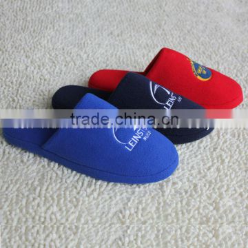 Premium quality colored cotton fleece men's indoor slippers                        
                                                                                Supplier's Choice