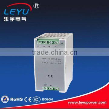 CE Approved 12v switching power supply DIN RAIL Series ac/dc 75W power led