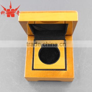 High quality custom glossy solid gift wooden coin box