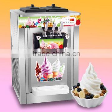 Green&Healt gelato Making Machine merchandiser 3 Nozzles 22~25 L/H