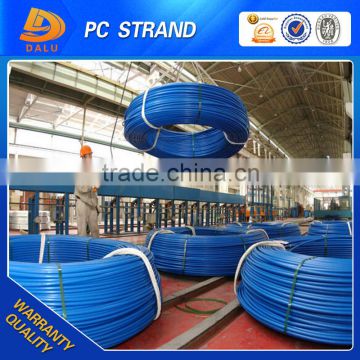 unbonded prestressed strands coil wire / pc steel strand wire reinforced concrete structure