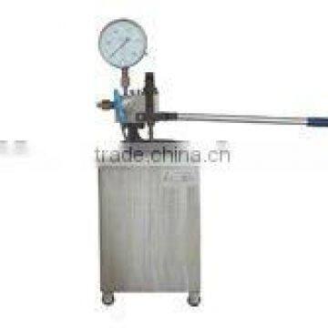 Ultra high pressure manual test pump/Hydraulic hand pressure testing pump suitable for sea water