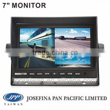 MQ-CM7013MQ, 7" car quad monitor, 7" LCD quad monitor, 7" quad split monitor, car backup monitor, dashboard monitor