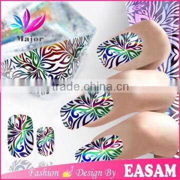 Major Hot selling nail art foil paper plastic nail foil transfer                        
                                                                                Supplier's Choice