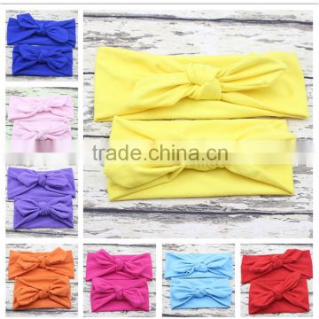 knot mother and baby plain hair cotton head band                        
                                                Quality Choice