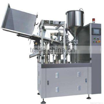 Fully automatic plastic tube filling and sealing machine